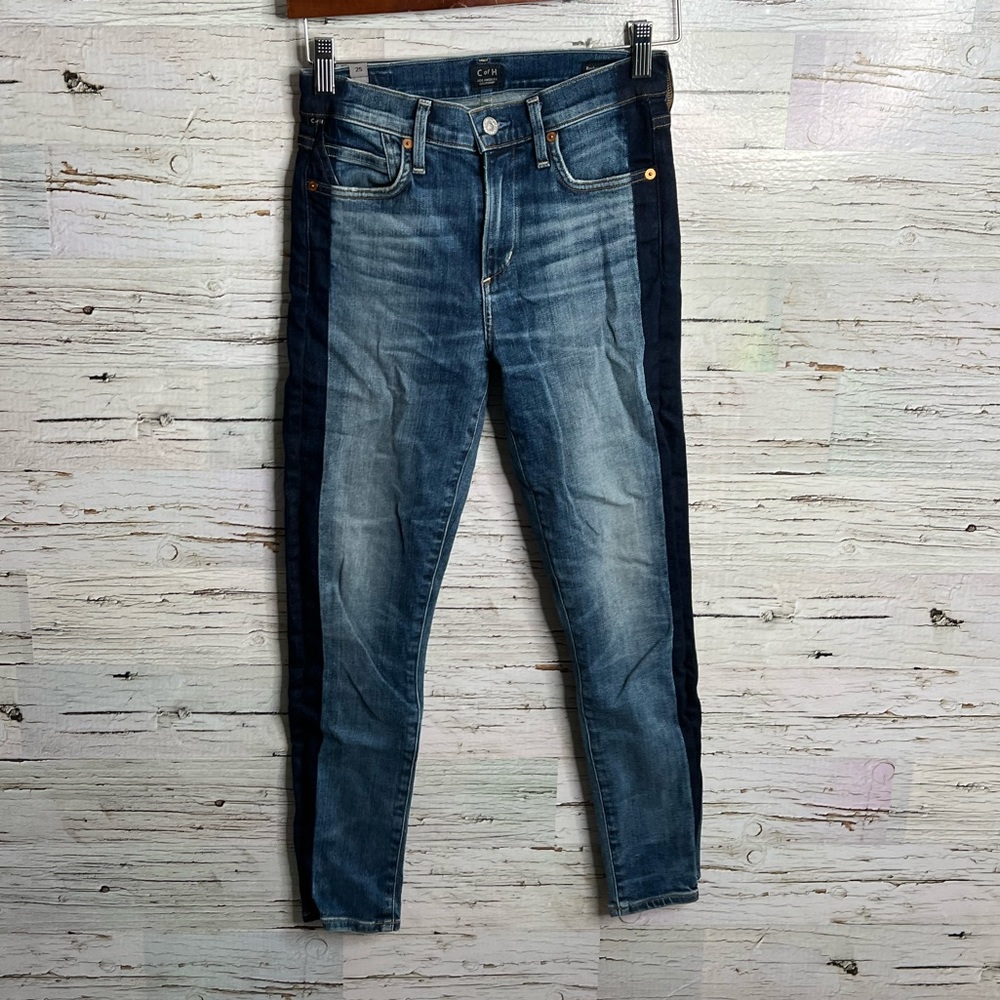 Citizens of humanity rocket crop skinny jeans size 25
